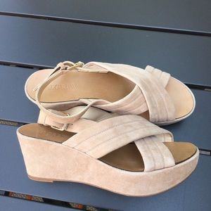 J Crew wedge sandals